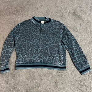 Vintage Havana Leopard Print Sweatshirt